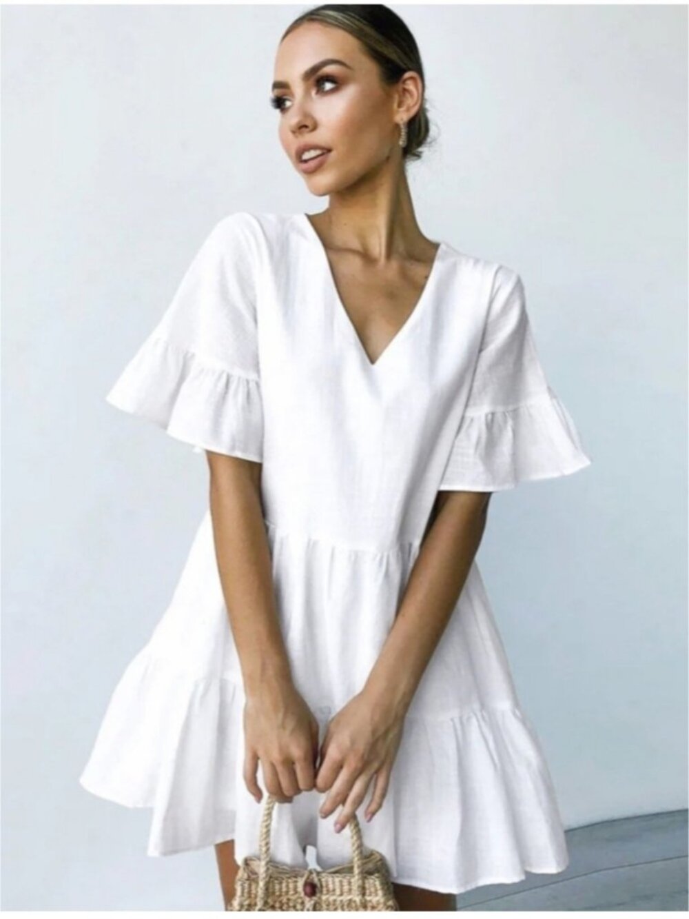 FANCYINN White Dress